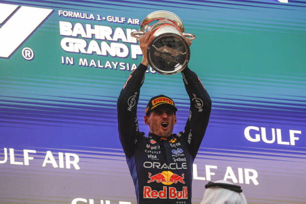 Formula 1 Gulf Air Bahrain Grand Prix in Malaysia 2026 Race winner Max Verstappen (NED), Oracle Red Bull Racing , RB22, Car 3 during Formula 1 Gulf Air Bahrain Grand Prix in Malaysia 2026 on October 4., 2026 in Sepang International Circuit, Sepang, Malaysia Zsombor Toth Sepang Sepang International Circuit Selangor Malaysia Copyright: xZsomborxTothx