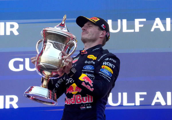 2026 Formula 1 Gulf Air Bahrain Grand Prix 04.10.2026, Sepang International Circuit, Kuala Lumpur, 2026 Formula 1 Gulf Air Bahrain Grand Prix , Podium:, Sieger Max Verstappen (NLD), Oracle Red Bull Racing Kuala Lumpur Sepang International Circuit Malaysia Copyright: xNordphotox xBraticx