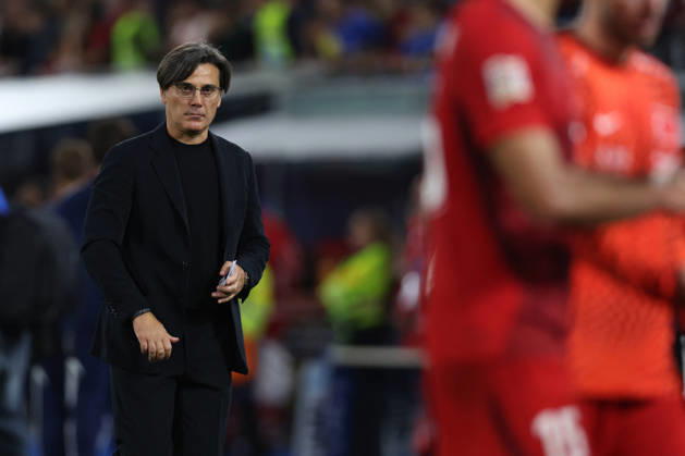 SOCCER - UEFA Nations League - Italy vs. Turkey Photo by IPA ABACAPRESS.COM89346402 - Bologna, Italy — October 5, 2026: Vincenzo Montella (Coach) of Turkey expressed disappointment following the defeat at the end of Matchday 4 of the 2026–2027 UEFA Nations League soccer match between Italy and Turkey at the Renato Dall Ara Stadium in Bologna. Bologna Italy  Copyright: xIPAxSport ABACAx