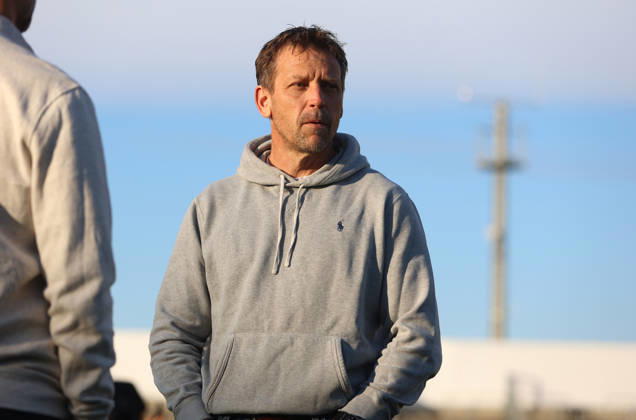 Fussball, Herren, Toto-Pokal, Viertelfinale, Saison 2026 2027, SpVgg Unterhaching - SSV Jahn Regensburg, Sportpark Unterhaching Holger Seitz, Trainer (SpVgg Unterhaching) Kopf, Oberkörper, stehend