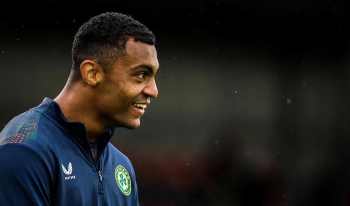 2027 UEFA Under 21 European Qualifier, Munster FA Turner s Cross, Cork 6 10 2026 Republic of Ireland vs England Ireland s David Okagbue David Okagbue 6 10 2026 Copyright: xx AC019849