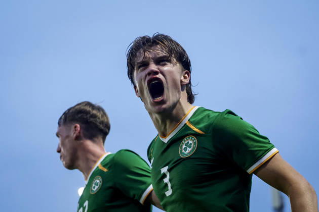 2027 UEFA Under 21 European Qualifier, Munster FA Turner s Cross, Cork 6 10 2026 Republic of Ireland vs England Ireland s Conor McManus celebrates after he scores his sides 2nd goal of the match Conor McManus celebrates after he scores his sides 2nd goal of the match 6 10 2026 Copyright: xx NE1L0287