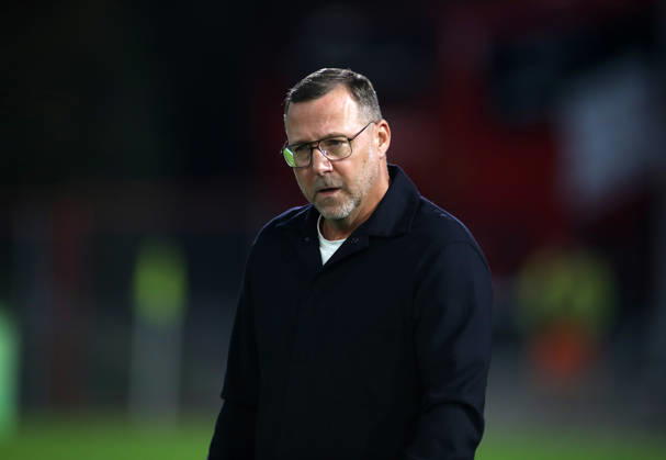 Fussball, Herren, Toto-Pokal, Viertelfinale, Saison 2026 2027, SpVgg Unterhaching - SSV Jahn Regensburg, Sportpark Unterhaching Sascha Hildmann, Trainer (SSV Jahn Regensburg) Kopf, Oberkörper