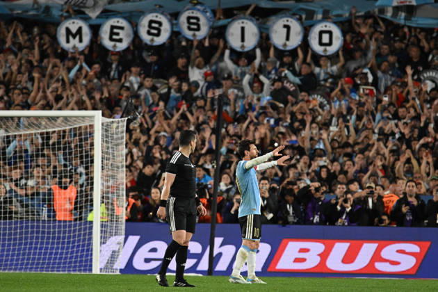 Lionel Messi farewell match BUENOS AIRES, ARGENTINA - OCTOBER 6: Lionel Messi of Argentina celebrate after scoring his third goal during his farewell match with the national team, Nationalteam at the International Friendly, Länderspiel, Nationalmannschaft match between Argentina Vs Benin at Monumental Stadium on October 6, 2026 in Buenos Aires, Argentina. Buenos Aires Estadio Monumental Antonio Liberti Buenos Aires Argentina Copyright: xIMAGOx xPhotoCero5x xLucianoxBisbalx