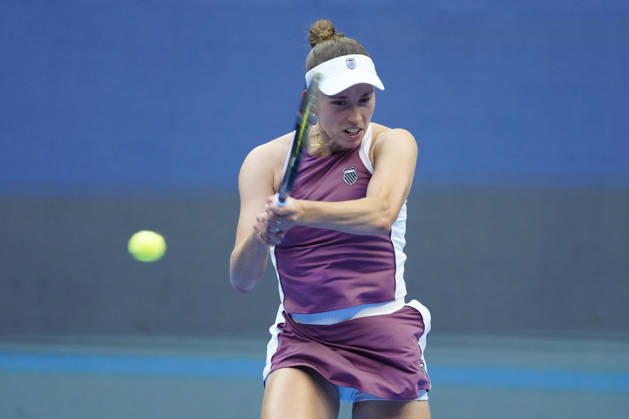 2026 China Open Women s Singles Round of 16 match in Beijing - 07 Oct. Elise Mertens of Belgium seen in action against Coco Gauff of the United States (Not in picture) during Women s Singles Round of 16 match on day eight of China Open at the National Tennis Center. Beijing China Copyright: xPolyxFeix xSOPAxImagesx 20261007_6991_108