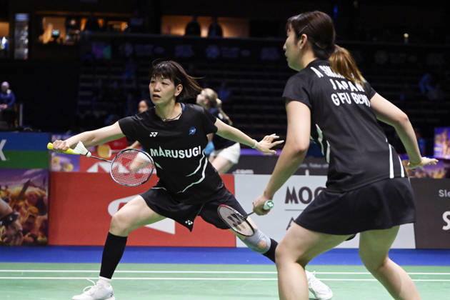 LKS 20261007 Sayaka Hirota (left) and Ayako Sakuramoto of Japan during the badminton Clash of Clans Arctic Open 2026 tournament in Vantaa, Finland, on October 7, 2026. - ANTTI AIMO-KOIVISTO Vantaa Finland emnHbSSwDnc  Copyright: xAnttixAimo-Koivistox emnHbSSwDnc