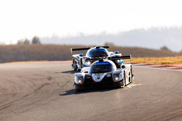AUTO - MLC 2026 - PORTIMAO 12 ROGEON Arthur (fra), RABER August (uae), Brutal Fish Campos Racing, Ligier JS P325 - Toyota, LMP3, action during the 6th round of the 2026 Michelin Le Mans Cup on the Autodromo Internacional do Algarve from October 8 to 10, 2026 in Portimao, Portugal - Copyright: xJoaoxFilipex