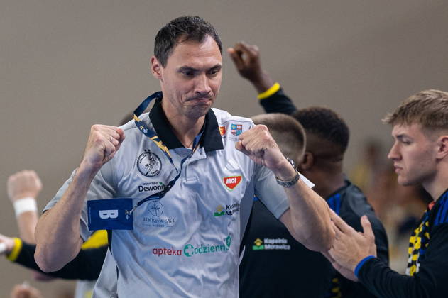 KIELCE, POLAND - OCTOBER 7: Krzysztof Lijewski during the EHF Champions League Group F match between Industria Kielce nad SC Magdeburg at Hala Legionow on October 2, 2026 in Kielce, Poland --- Pilka reczna. EHF Liga Mistrzow. Industria Kielce - SC Magdeburg. (Photo by Igor Jakubowski Arena Akcji) NEWSPIX.PL --- newspix.pl