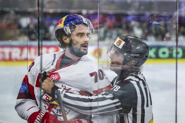 Ice hockey, Eishockey - CHL, EC RBS vs Berlin SALZBURG,AUSTRIA,07.OCT.26 - ICE HOCKEY - CHL, Champions Hockey League, group stage, EC Red Bull Salzburg vs Eisbaeren Berlin. Image shows Benjamin Nissner (EC RBS).  GEPAxpictures xDavidxGeieregger