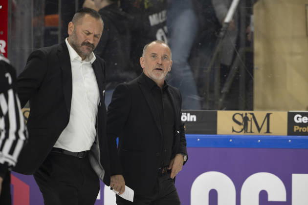 CHL; Kölner Haie - Herning Blue Fox; Köln, 07.10.2026 Thomas Berglund (Kölner Haie, Head Coach); CHL; Kölner Haie - Herning Blue Fox am 07.10.2026 in der Lanxessarena in Köln (Deutschland). Copyright: xBEAUTIFULxSPORTS AndreasxDickx