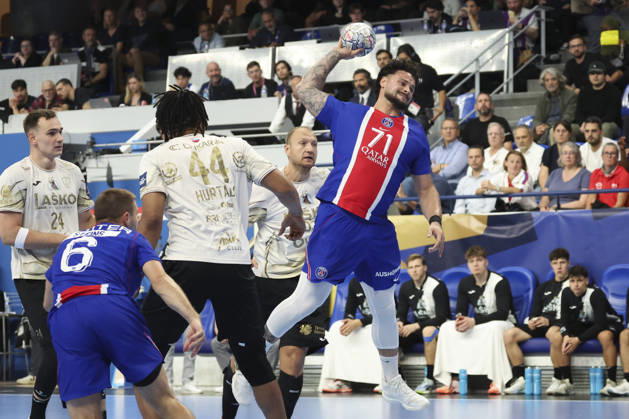 HANDBALL : Paris Saint Germain Vs Celje - Ligue des Champions - 07 10 2026 Elohim Prandi (Paris Saint-Germain) ParisFrance  Copyright: xMichaelxBaucherx
