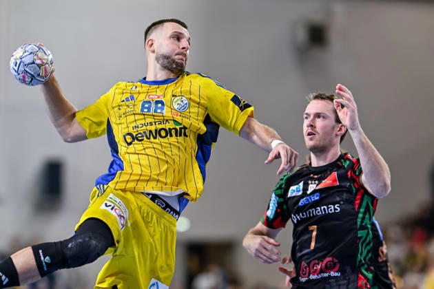 07.10.2026 KIELCE UL. BOCZNA ( POLAND ) PILKA RECZNA MEZCZYZN ( HANDBALL MEN S ) LIGA MISTRZOW - FAZA GRUPOWA ( MEN S EHF CHAMPIONS LEAGUE - GROUP PHASE ) MECZ INDUSTRIA KIELCE - SC MAGDEBURG ( GAME ) NZ ALEKS VLAH FELIX CLAAR FOTO MICHAL STANCZYK CYFRASPORT NEWSPIX.PL --- Newspix.pl  20261007CSMS0002