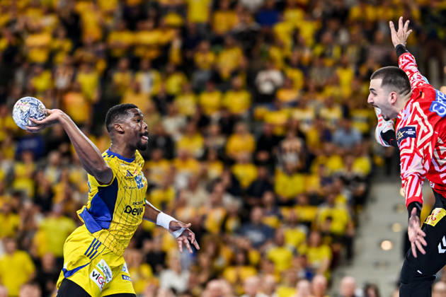 07.10.2026 KIELCE UL. BOCZNA ( POLAND ) PILKA RECZNA MEZCZYZN ( HANDBALL MEN S ) LIGA MISTRZOW - FAZA GRUPOWA ( MEN S EHF CHAMPIONS LEAGUE - GROUP PHASE ) MECZ INDUSTRIA KIELCE - SC MAGDEBURG ( GAME ) NZ DYLAN NAHI SYLWETKA MATEJ MANDIC FOTO MICHAL STANCZYK CYFRASPORT NEWSPIX.PL --- Newspix.pl  20261007CSMS0023