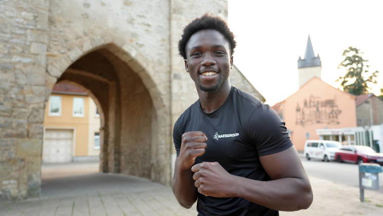 7.10.2026: Aschersleben: Johannisturm: Boxen: Bakari Diallo (Frankreich)