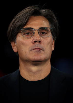 Italy v Turkey - UEFA Nations League - Season 2026-2027 Bologna, Italy, 5th October 2026. Vincenzo Montella, Head Coach of Turkey looks on from the bench prior to kick off in the Italy vs Turkey UEFA Nations League, League C, Group C1 match at Stadio Renato Dall Ara, Bologna. Picture credit should read: Jonathan Moscrop Bologna Stadio Renato Dall Ara Italy