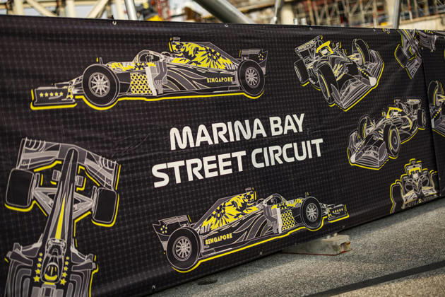 F1 - SINGAPORE GRAND PRIX 2026 Ambiance, branding during the 2026 Formula 1 Singapore Grand Prix, 17th round of the 2026 Formula One World Championship, WM, Weltmeisterschaft from October 9 to 11, 2026 on the Marina Bay Street Circuit, in Singapore, Singapore - SingaporeSingapore  Copyright: xJulienxDelfossex