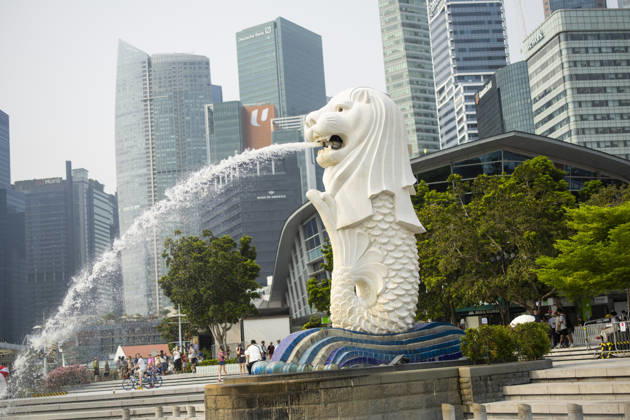 F1 - SINGAPORE GRAND PRIX 2026 Merlion, the official mascot of Singapore, ambiance during the 2026 Formula 1 Singapore Grand Prix, 17th round of the 2026 Formula One World Championship, WM, Weltmeisterschaft from October 9 to 11, 2026 on the Marina Bay Street Circuit, in Singapore, Singapore - SingaporeSingapore Copyright: xJulienxDelfossex