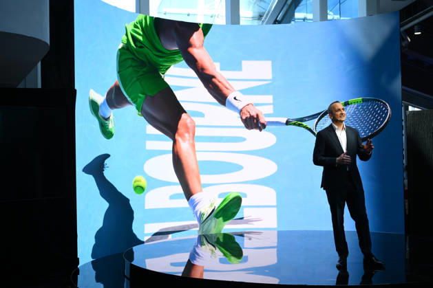 TENNIS AUSTRALIAN OPEN LAUNCH, Tennis Australia CEO Andrew Abdo speaks during the launch of the 2027 Australian Open tennis tournament, in Melbourne, Thursday, October 8, 2026. ( NO ARCHIVING MELBOURNE VICTORIA Australia  Copyright: xJOELxCARRETTx 20261008146630221686