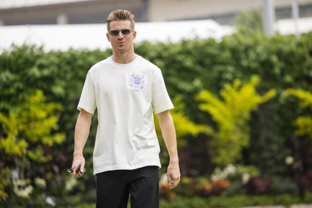 F1 - SINGAPORE GRAND PRIX 2026 HULKENBERG Nico (ger), Audi F1 Team R26, portrait during the 2026 Formula 1 Singapore Grand Prix, 17th round of the 2026 Formula One World Championship, WM, Weltmeisterschaft from October 9 to 11, 2026 on the Marina Bay Street Circuit, in Singapore, Singapore - SingaporeSingapore  Copyright: xJulienxDelfossex