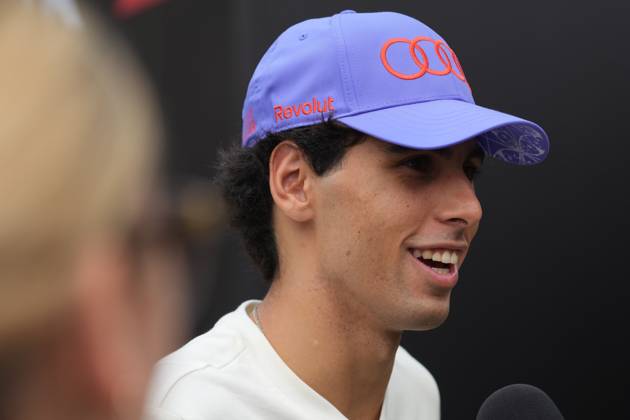 October 8, 2026, Singapore, Singapore: Gabriel Bortoleto (BRA) (Audi Revolut F1 Team) in the paddock of the Formula 1 Singapore Grand Prix 2026 at the Marina Bay Street Circuit. Singapore Singapore - ZUMAs197 20261008_aaa_s197_010 Copyright: xLucaxMartinix