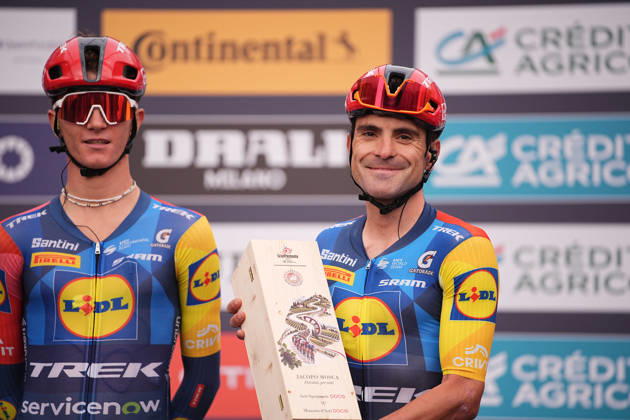 Italy s Jacopo Mosca of Lidl-Trek during the 110th edition of the Gran Piemonte 2026 a 185 km one day race from Asti to Bra on October 08, 2026, Italy.  Copyright: xMarcoxAlpozzi LaPressex