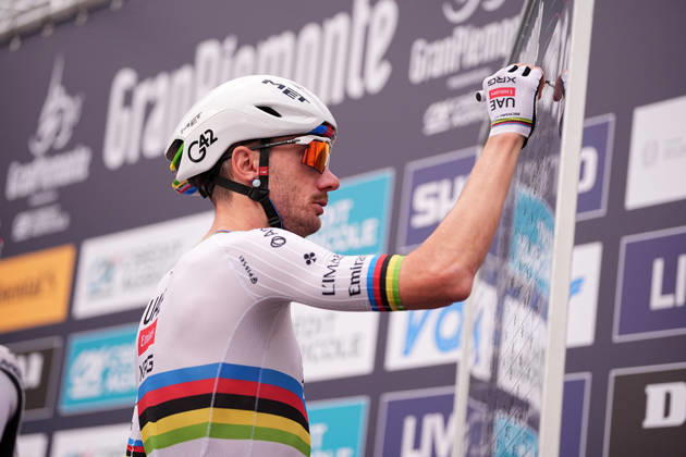 USA s Brandon McNulty of UAE Team Emirates XRG during the 110th edition of the Gran Piemonte 2026 a 185 km one day race from Asti to Bra on October 08, 2026, Italy.  Copyright: xMarcoxAlpozzi LaPressex