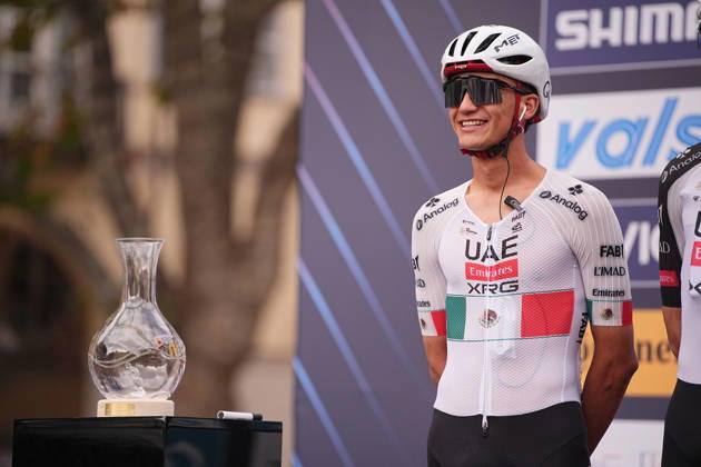 Mexico s Isaac Del Toro Romero of UAE Team Emirates XRG during the 110th edition of the Gran Piemonte 2026 a 185 km one day race from Asti to Bra on October 08, 2026, Italy. Copyright: xMarcoxAlpozzi LaPressex
