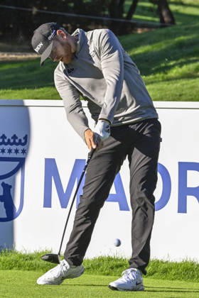 October 8, 2026, Madrid, Madrid, Spain: SEBASTIAN SODERBERG, Sweden during the Open de EspaoÂ±a presented by Madrid at Club de Campo Villa de Madrid on October 08, 2026 in Madrid, Spain. Open GOLF De Spain Presented By Madrid - 10.08.26 (First Day)  - ZUMAc312 20261008_zsp_c312_032 Copyright: xOscarxManuelxSanchezx