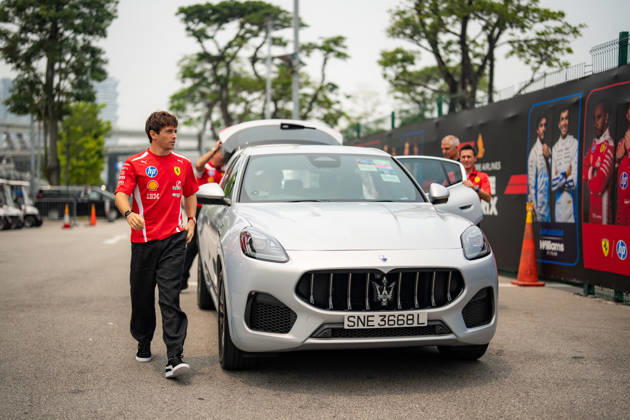 2026 Formula 1 Singapore - Charles Leclerc at Media Day CHARLES LECLERC 16 (MON) of Scuderia Ferrari HP (Ferrari SF-26) on Thursday Media Day during the Formula 1 Singapore Airlines Singapore Grand Prix 2026 at Marina Bay Street Circuit, Singapore, on October 8, 2026. Photo by Antoine LAPEYRE Reveries Agency via ABACAPRESS.COM Singapore Singapore  Copyright: xAntoinexLapeyre ReveriesxAgency ABACAx