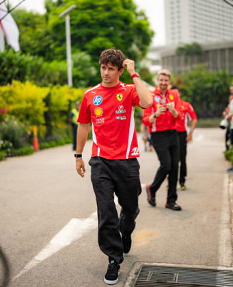 2026 Formula 1 Singapore - Charles Leclerc at Media Day CHARLES LECLERC 16 (MON) of Scuderia Ferrari HP (Ferrari SF-26) on Thursday Media Day during the Formula 1 Singapore Airlines Singapore Grand Prix 2026 at Marina Bay Street Circuit, Singapore, on October 8, 2026. Photo by Antoine LAPEYRE Reveries Agency via ABACAPRESS.COM Singapore Singapore  Copyright: xAntoinexLapeyre ReveriesxAgency ABACAx