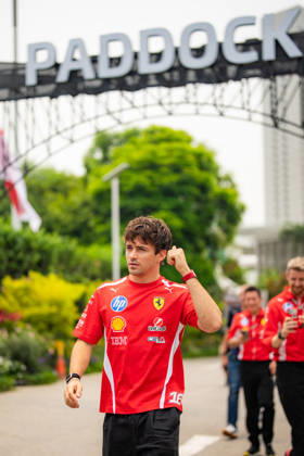 2026 Formula 1 Singapore - Charles Leclerc at Media Day CHARLES LECLERC 16 (MON) of Scuderia Ferrari HP (Ferrari SF-26) on Thursday Media Day during the Formula 1 Singapore Airlines Singapore Grand Prix 2026 at Marina Bay Street Circuit, Singapore, on October 8, 2026. Photo by Antoine LAPEYRE Reveries Agency via ABACAPRESS.COM Singapore Singapore  Copyright: xAntoinexLapeyre ReveriesxAgency ABACAx