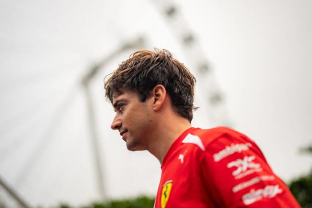2026 Formula 1 Singapore - Charles Leclerc at Media Day CHARLES LECLERC 16 (MON) of Scuderia Ferrari HP (Ferrari SF-26) on Thursday Media Day during the Formula 1 Singapore Airlines Singapore Grand Prix 2026 at Marina Bay Street Circuit, Singapore, on October 8, 2026. Photo by Antoine LAPEYRE Reveries Agency via ABACAPRESS.COM Singapore Singapore  Copyright: xAntoinexLapeyre ReveriesxAgency ABACAx