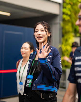2026 Formula 1 Singapore - Tzuyu at Media Day TZUYU (TPE) K-Pop Singer and Member of TWICE in the Paddock on Thursday Media Day during the Formula 1 Singapore Airlines Singapore Grand Prix 2026 at Marina Bay Street Circuit, Singapore, on October 8, 2026. Photo by Antoine LAPEYRE Reveries Agency via ABACAPRESS.COM Singapore Singapore  Copyright: xAntoinexLapeyre ReveriesxAgency ABACAx