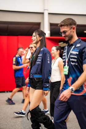 2026 Formula 1 Singapore - Tzuyu at Media Day TZUYU (TPE) K-Pop Singer and Member of TWICE in the Paddock on Thursday Media Day during the Formula 1 Singapore Airlines Singapore Grand Prix 2026 at Marina Bay Street Circuit, Singapore, on October 8, 2026. Photo by Antoine LAPEYRE Reveries Agency via ABACAPRESS.COM Singapore Singapore  Copyright: xAntoinexLapeyre ReveriesxAgency ABACAx