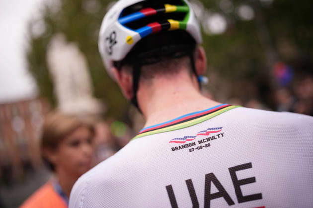 USA s Brandon McNulty of UAE Team Emirates XRG during the 110th edition of the Gran Piemonte 2026 a 185 km one day race from Asti to Bra on October 08, 2026, Italy.  Copyright: xMarcoxAlpozzi LaPressex