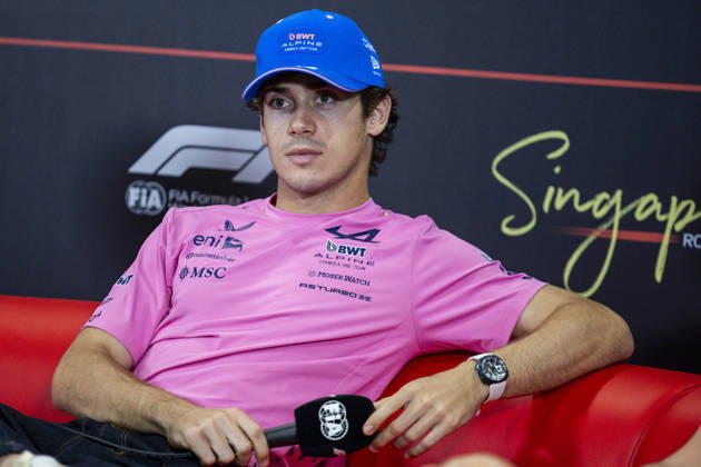 F1 - SINGAPORE GRAND PRIX 2026 COLAPINTO Franco (arg), Alpine F1 Team A526, portrait, pre-event press conference, PK, Pressekonferenz during the 2026 Formula 1 Singapore Grand Prix, 17th round of the 2026 Formula One World Championship, WM, Weltmeisterschaft from October 9 to 11, 2026 on the Marina Bay Street Circuit, in Singapore, Singapore - SingaporeSingapore Copyright: xJulienxDelfossex