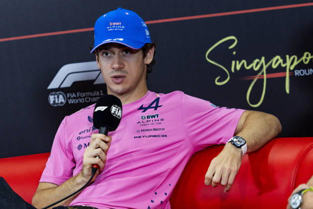 F1 - SINGAPORE GRAND PRIX 2026 COLAPINTO Franco (arg), Alpine F1 Team A526, portrait, pre-event press conference, PK, Pressekonferenz during the 2026 Formula 1 Singapore Grand Prix, 17th round of the 2026 Formula One World Championship, WM, Weltmeisterschaft from October 9 to 11, 2026 on the Marina Bay Street Circuit, in Singapore, Singapore - SingaporeSingapore Copyright: xJulienxDelfossex