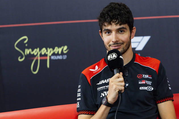 F1 - SINGAPORE GRAND PRIX 2026 OCON Esteban (fra), TGR Haas F1 Team VF-26, portrait, pre-event press conference, PK, Pressekonferenz during the 2026 Formula 1 Singapore Grand Prix, 17th round of the 2026 Formula One World Championship, WM, Weltmeisterschaft from October 9 to 11, 2026 on the Marina Bay Street Circuit, in Singapore, Singapore - SingaporeSingapore Copyright: xJulienxDelfossex