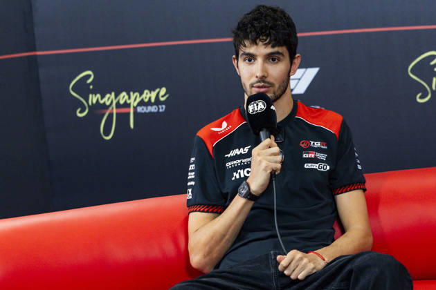 F1 - SINGAPORE GRAND PRIX 2026 OCON Esteban (fra), TGR Haas F1 Team VF-26, portrait, pre-event press conference, PK, Pressekonferenz during the 2026 Formula 1 Singapore Grand Prix, 17th round of the 2026 Formula One World Championship, WM, Weltmeisterschaft from October 9 to 11, 2026 on the Marina Bay Street Circuit, in Singapore, Singapore - SingaporeSingapore Copyright: xJulienxDelfossex