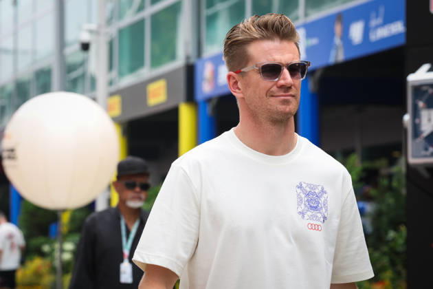 F1 - SINGAPORE GRAND PRIX 2026 HULKENBERG Nico (ger), Audi F1 Team R26, portrait during the 2026 Formula 1 Singapore Grand Prix, 17th round of the 2026 Formula One World Championship, WM, Weltmeisterschaft from October 9 to 11, 2026 on the Marina Bay Street Circuit, in Singapore, Singapore - SingaporeSingapore  Copyright: xANTONINxVINCENTx