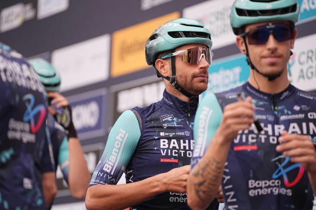 Italy s Damiano Caruso of Bahrain Victorious during the 110th edition of the Gran Piemonte 2026 a 185 km one day race from Asti to Bra on October 08, 2026, Italy.  Copyright: xMarcoxAlpozzi LaPressex