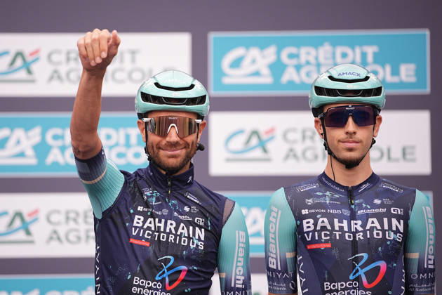 Last race for Italy s Damiano Caruso of Bahrain Victorious during the 110th edition of the Gran Piemonte 2026 a 185 km one day race from Asti to Bra on October 08, 2026, Italy.  Copyright: xMarcoxAlpozzi LaPressex
