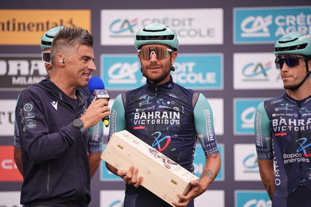 Last race for Italy s Damiano Caruso of Bahrain Victorious during the 110th edition of the Gran Piemonte 2026 a 185 km one day race from Asti to Bra on October 08, 2026, Italy.  Copyright: xMarcoxAlpozzi LaPressex