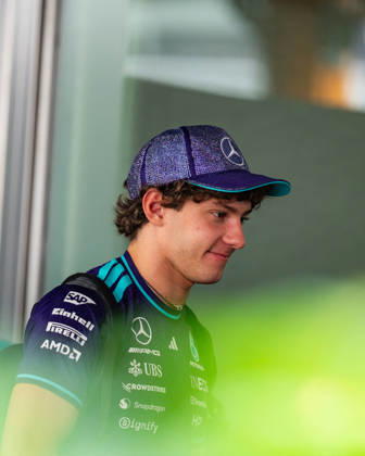 2026 Formula 1 Singapore - Media Day ANDREA KIMI ANTONELLI 12 (ITA) of Mercedes-AMG PETRONAS Formula One Team (Mercedes-AMG F1 W17) on Thursday Media Day during the Formula 1 Singapore Airlines Singapore Grand Prix 2026 at Marina Bay Street Circuit, Singapore, on October 8, 2026. Photo by Antoine LAPEYRE Reveries Agency via ABACAPRESS.COM Singapore Singapore  Copyright: xAntoinexLapeyre ReveriesxAgency ABACAx