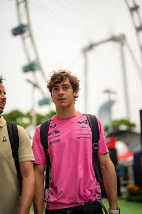 2026 Formula 1 Singapore - Media Day FRANCO COLAPINTO 43 (ARG) of BWT Alpine Formula One Team (Alpine A526) on Thursday Media Day during the Formula 1 Singapore Airlines Singapore Grand Prix 2026 at Marina Bay Street Circuit, Singapore, on October 8, 2026. Photo by Antoine LAPEYRE Reveries Agency via ABACAPRESS.COM Singapore Singapore  Copyright: xAntoinexLapeyre ReveriesxAgency ABACAx