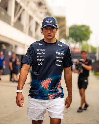 2026 Formula 1 Singapore - Media Day CARLOS SAINZ 55 (ESP) of Atlassian Williams F1 Team (Williams FW48)on Thursday Media Day during the Formula 1 Singapore Airlines Singapore Grand Prix 2026 at Marina Bay Street Circuit, Singapore, on October 8, 2026. Photo by Antoine LAPEYRE Reveries Agency via ABACAPRESS.COM Singapore Singapore  Copyright: xAntoinexLapeyre ReveriesxAgency ABACAx