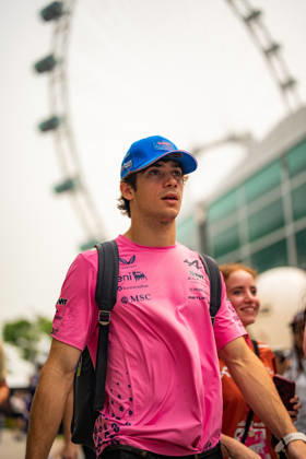 2026 Formula 1 Singapore - Media Day FRANCO COLAPINTO 43 (ARG) of BWT Alpine Formula One Team (Alpine A526) on Thursday Media Day during the Formula 1 Singapore Airlines Singapore Grand Prix 2026 at Marina Bay Street Circuit, Singapore, on October 8, 2026. Photo by Antoine LAPEYRE Reveries Agency via ABACAPRESS.COM Singapore Singapore  Copyright: xAntoinexLapeyre ReveriesxAgency ABACAx