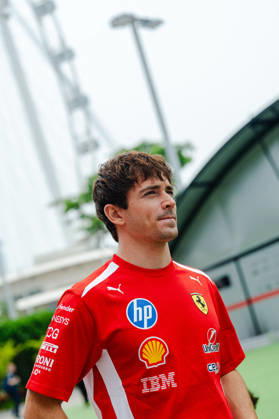 2026 Formula 1 Singapore - Charles Leclerc at Media Day CHARLES LECLERC (MON) of Scuderia Ferrari HP Media Day on Thursday during the 2026 FORMULA 1 SINGAPORE AIRLINES SINGAPORE GRAND PRIX 2026 at MARINA BAY STREET CIRCUIT SINGAPORE on October 8, 2026. Photo by Tan Jun Da ABACAPRESS.COM Singapore Singapore Copyright: xJunxDaxTan ABACAx