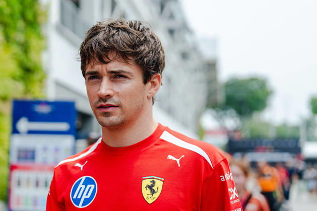 2026 Formula 1 Singapore - Charles Leclerc at Media Day CHARLES LECLERC (MON) of Scuderia Ferrari HP Media Day on Thursday during the 2026 FORMULA 1 SINGAPORE AIRLINES SINGAPORE GRAND PRIX 2026 at MARINA BAY STREET CIRCUIT SINGAPORE on October 8, 2026. Photo by Tan Jun Da ABACAPRESS.COM Singapore Singapore Copyright: xJunxDaxTan ABACAx