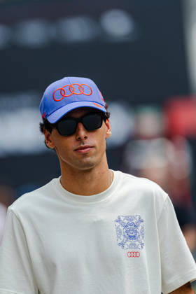 2026 Formula 1 Singapore - Media Day GABRIEL BORTOLETO (BRA) of Audi Revolut F1 Team Media Day on Thursday during the 2026 FORMULA 1 SINGAPORE AIRLINES SINGAPORE GRAND PRIX 2026 at MARINA BAY STREET CIRCUIT SINGAPORE on October 8, 2026. Photo by Tan Jun Da ABACAPRESS.COM Singapore Singapore  Copyright: xJunxDaxTan ABACAx